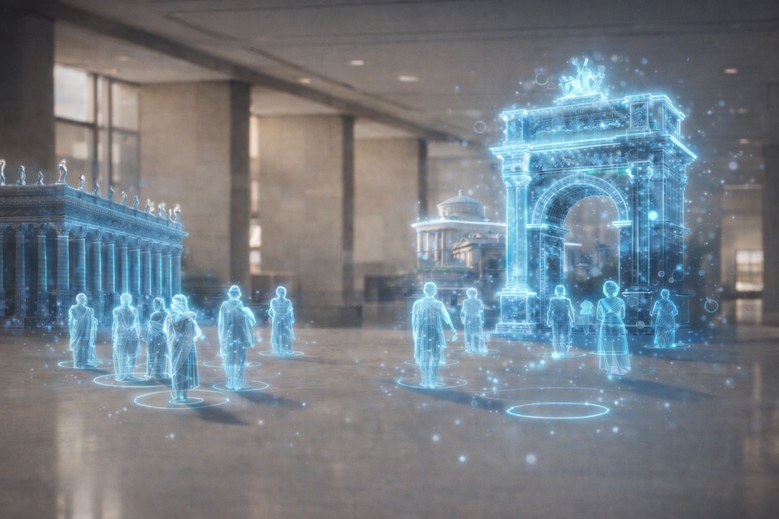 Rekonstruiertes Stadtbild